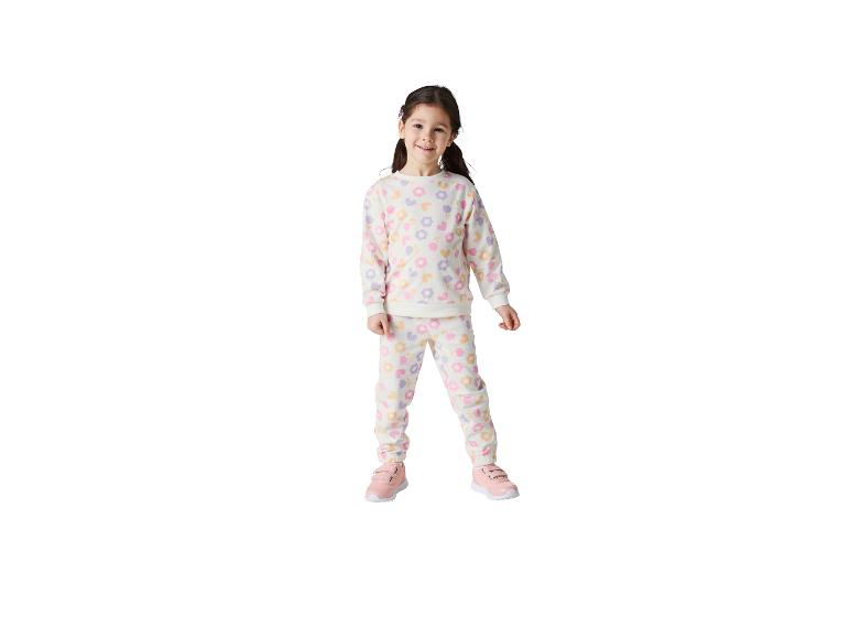 Kinder-Pyjama-Set mit Blumen- und Herzmustern