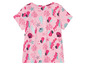 Rosa T-Shirt mit Seestern- und Muschelprint