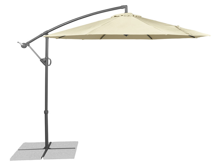 Gehe zu Vollbildansicht: LIVARNO home Ampelschirm, mit verstellbarer Schirmneigung, ecru - Bild 3