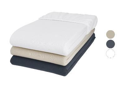 LIVARNO® Bi-Elastic-Boxspring-Spannbettlaken, 140-160 x 200 cm, Steghöhe bis 10 cm