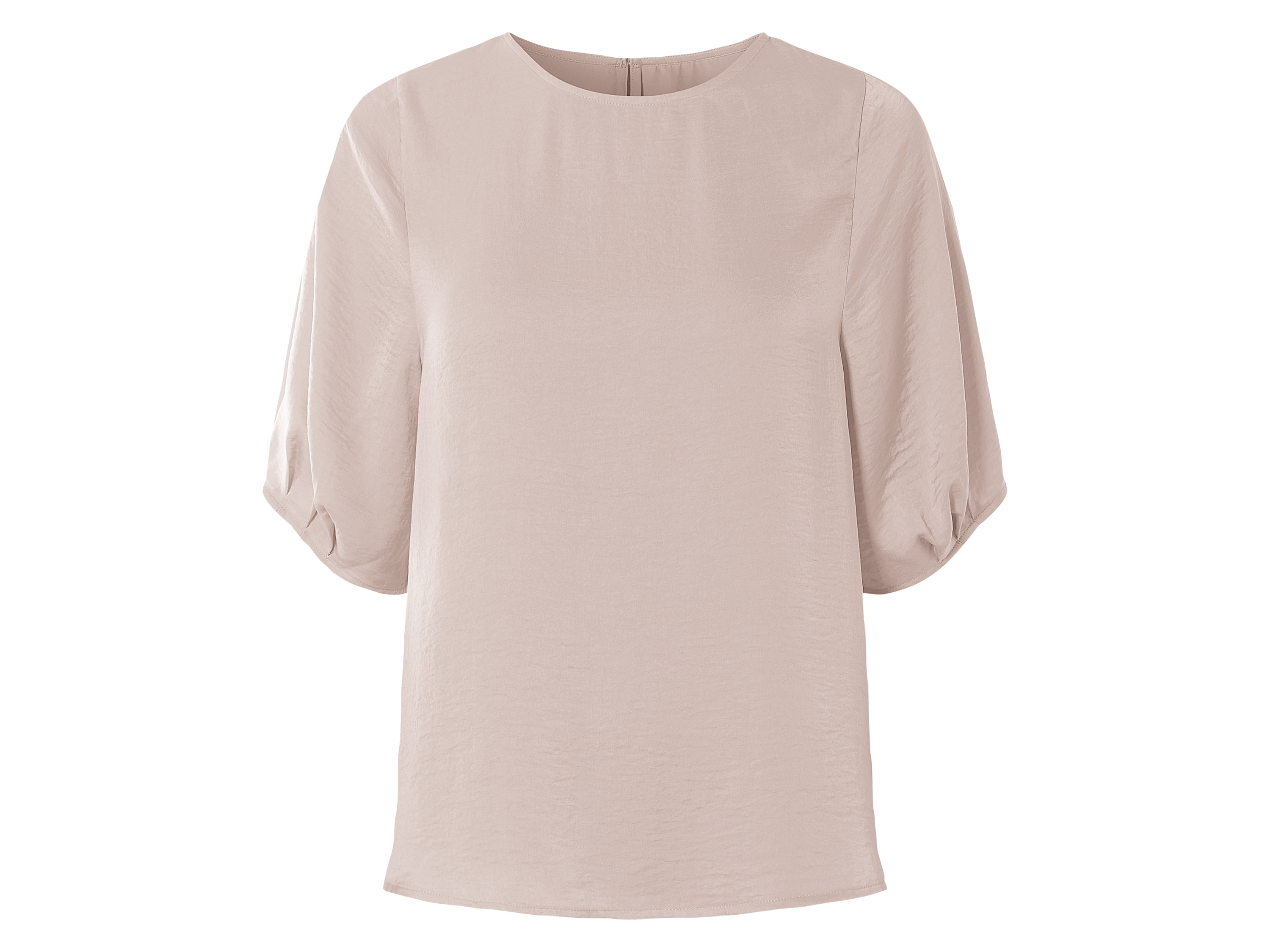 esmara® Damen Bluse kurzarm (Rosa, XS (32/34))““ | Farbe: gelb, khaki, rosa Muster: – Detail: modische Puffärmel Passform: – Schnitt: leger geschnitten