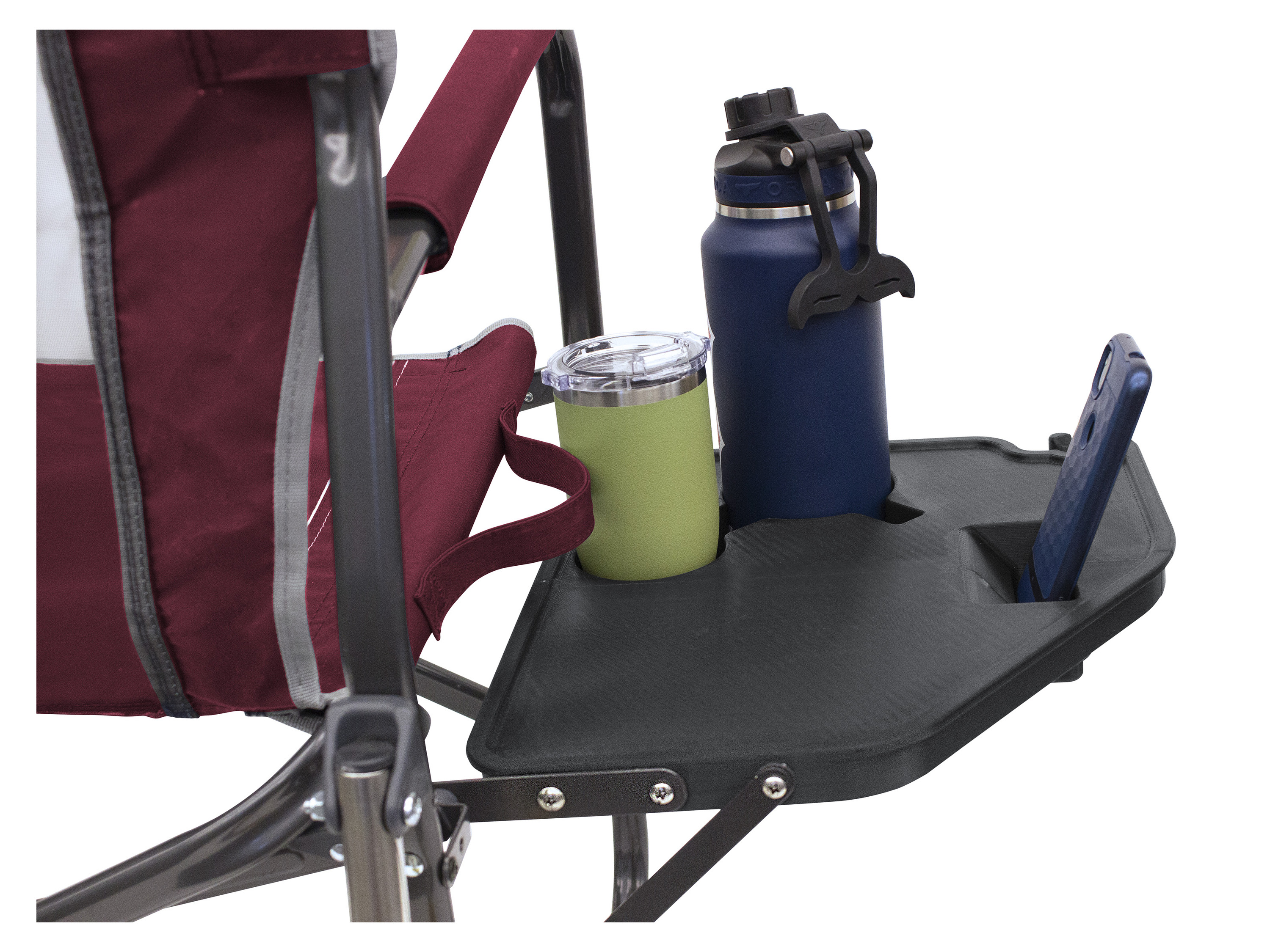 Thumbnail - GCI Freestyle Rocker XL™ Campingstuhl mit Schaukelfunktion und Seitentisch (Cinnamon)