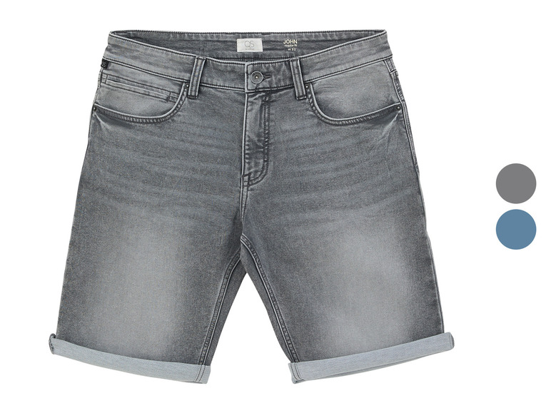 Gehe zu Vollbildansicht: QS by s.Oliver Herren Denim-Shorts mit Baumwolle - Bild 1