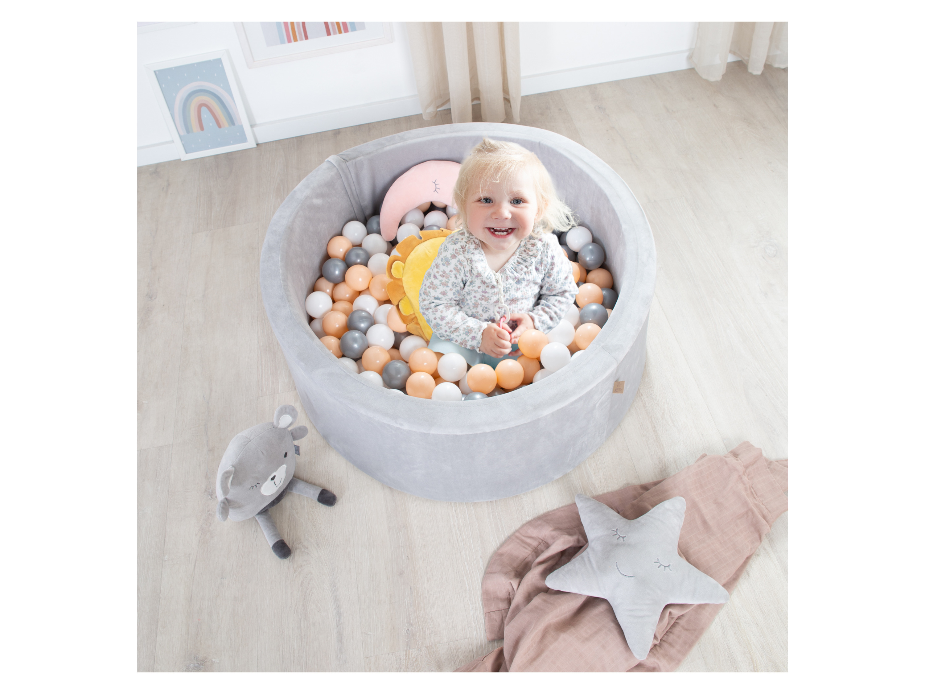 Thumbnail - roba Bällebad inkl. 300 Bällen (Bronze)