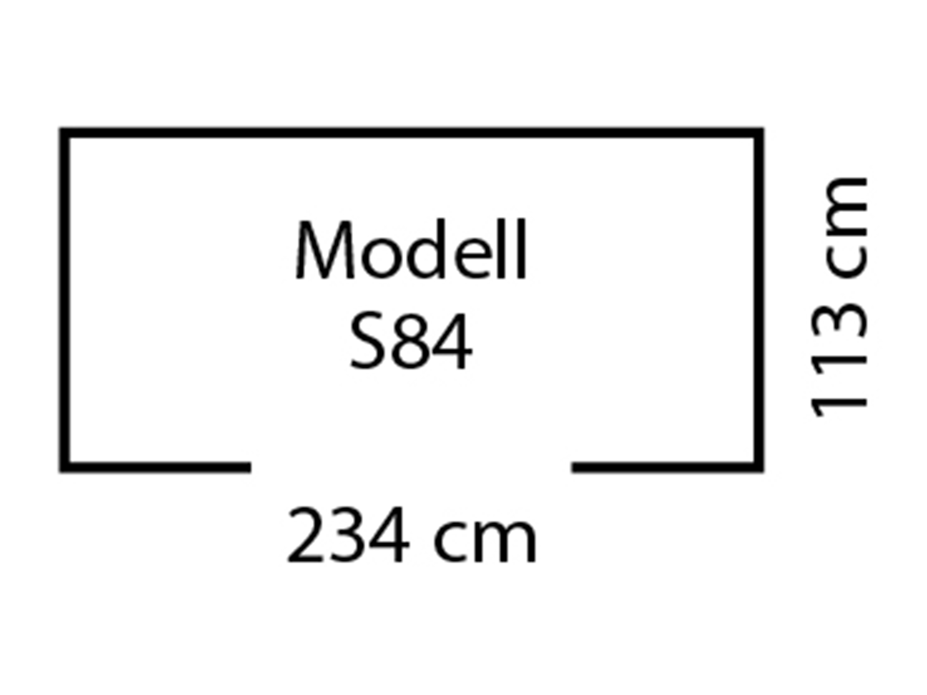 Thumbnail - Globel Pultdach Skillion (Anthrazit, 84cm)