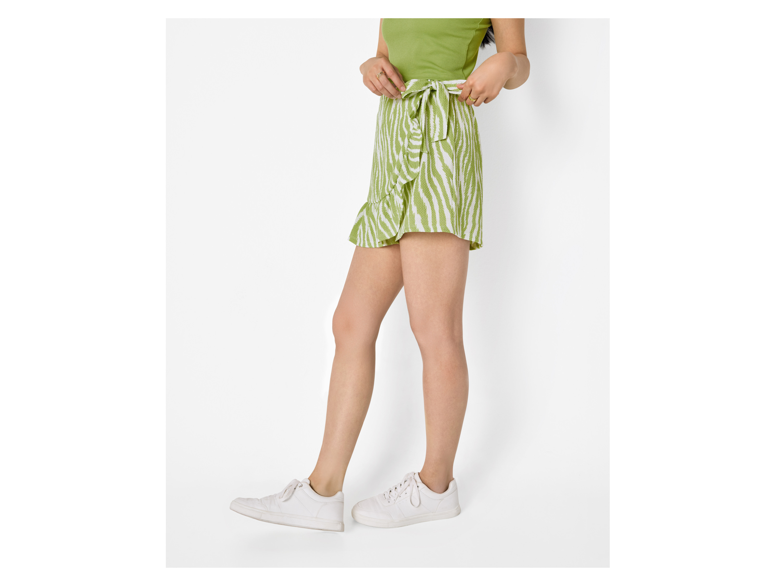 ESMARA® Damen Wickel-Hosenrock (Gemustert, L(44/46)) – Bild 2 von 4