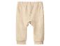 Beige Melange Baby-Jogginghose mit Gummizug in der Taille