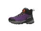 CRIVIT Premium-Damen-Leder-Trekkingstiefel in Violett und Schwarz.