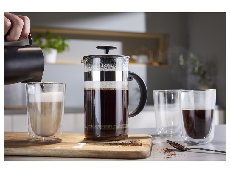 Gehe zu Vollbildansicht: ERNESTO® Glas-Teekanne /-Kaffeebereiter, besonders leicht - Bild 10