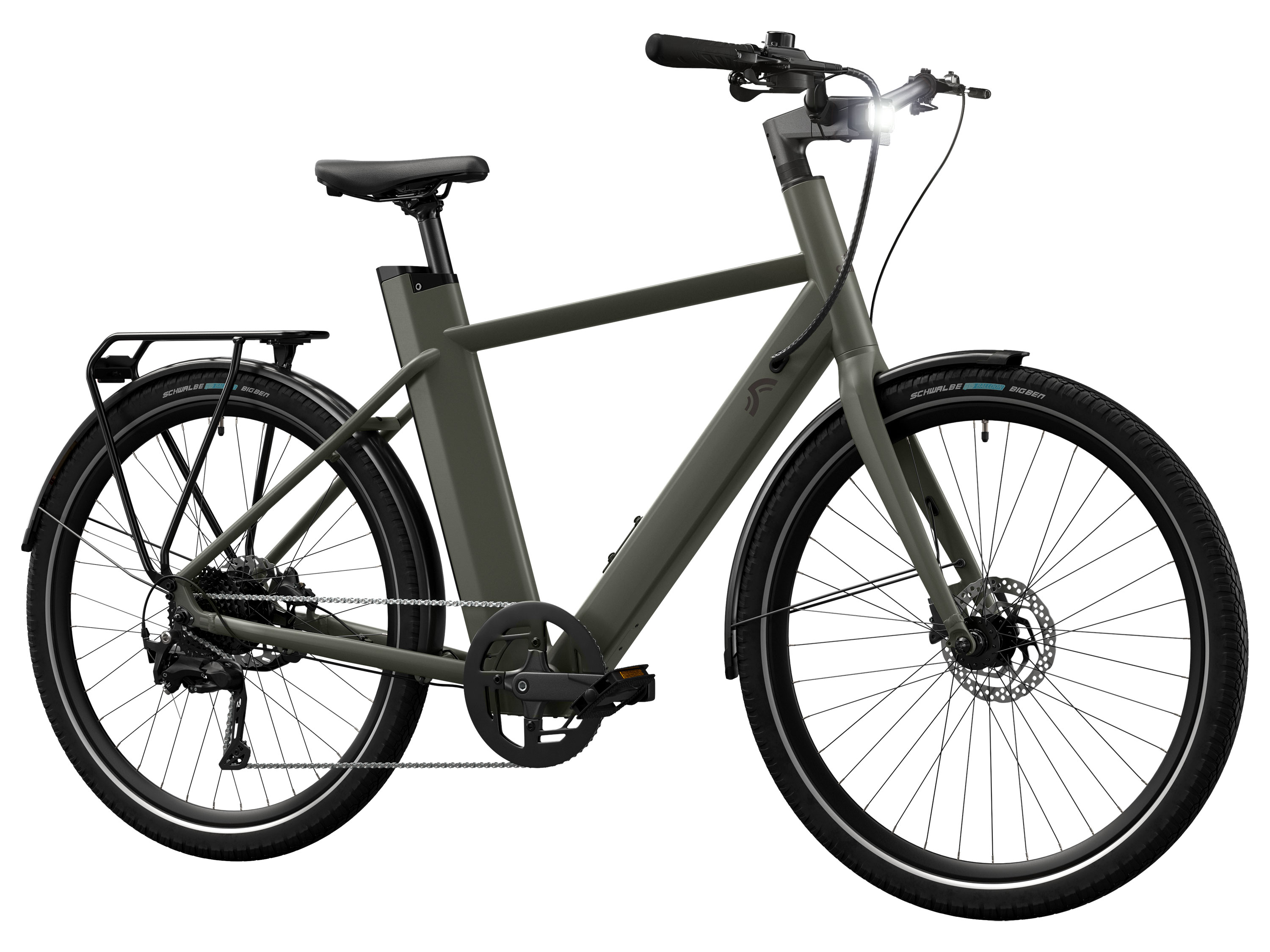 Thumbnail - CRIVIT Urban E-Bike X.3 Shimano CUES (Olive Green)