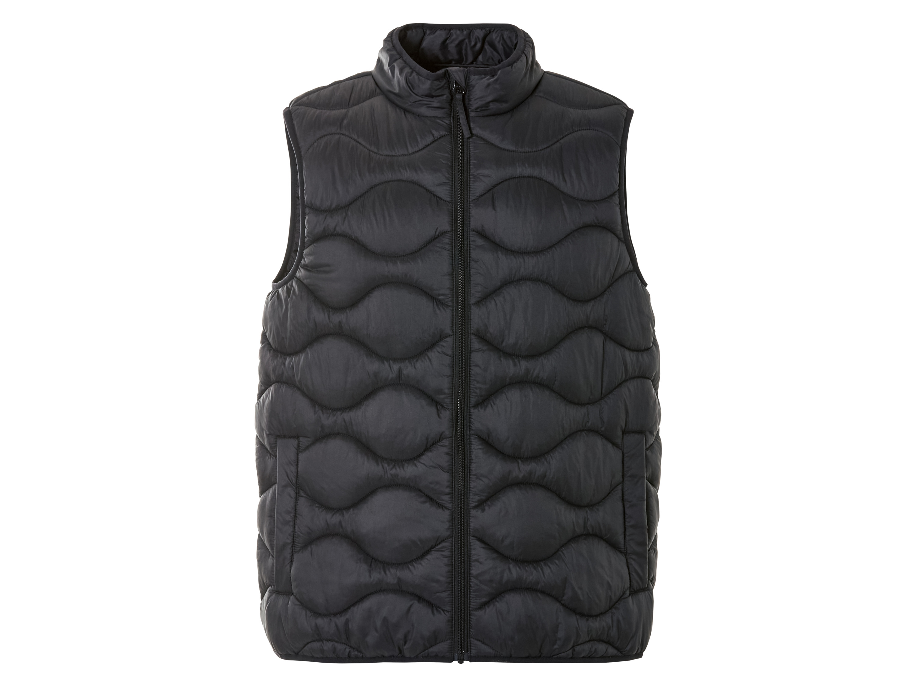 LIVERGY® Herren Weste Lightweight (Schwarz, XXL (60/62))““ | schwarz Muster: – Detail: seitliche Eingrifftaschen, ultraleicht und warm Schnitt: – Kragenform: Stehkragen Material: Obermaterial/Futter: Polyamid Wattierung: Polyester recycelt Pflegehinweis: waschen bei max. 40 °C Pflegeleicht nicht bleichen schonende Trocknung im Wäschetrockner bei max. 60 °C nicht bügeln nicht trockenreinigen Größe: S 44/46 – XXL 60/62 Meine Lidl-Größe – so einfach gehts Deine Größe findest du in der Lidl-Größentabelle . Oeko-Tex® Standard 100 Geprüft auf Schadstoffe Zertifizierungsnummer: 23.Hpk.50310 Hohenstein Htti Standard 100 by Oeko-Tex® ist die weltweit bekannteste, unabhängige Zertifizierung schadstoffgeprüfter Textil- und Lederprodukte aller Art – vom Garn und den Stoffen bis hin zum gebrauchsfertigen Artikel. Das Label bestätigt