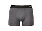 Graue Baumwoll-Boxershorts mit schwarzem Gummibund und Parkside-Logo