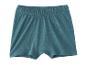 Jungen-Boxershorts aus türkisfarbener Baumwolle mit Gummibund.