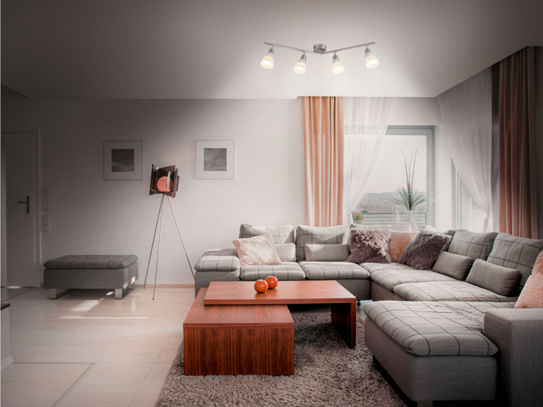 Gehe zu Vollbildansicht: LIVARNO home LED-Deckenleuchte, 4,9 W, 4 LEDs - Bild 3