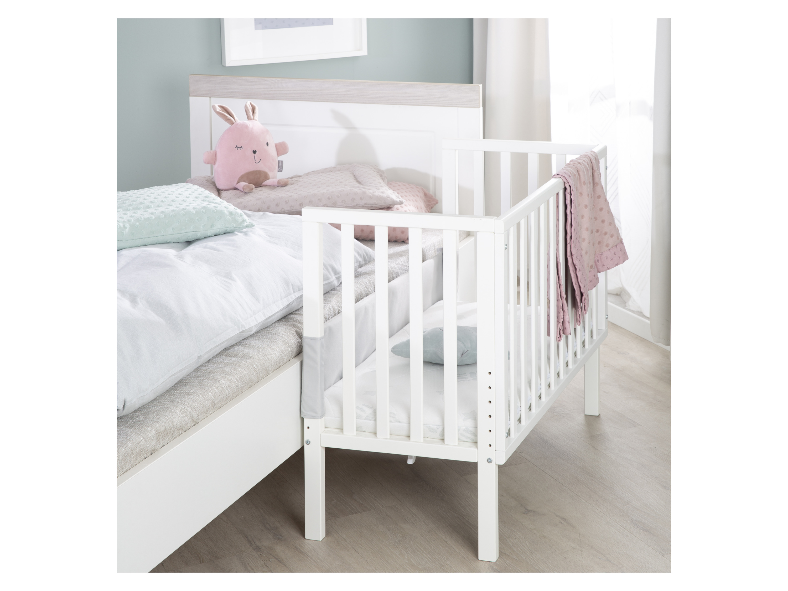 Roba Beistellbett 2in1 mit Barriere + Matratze – Bild 4 von 4