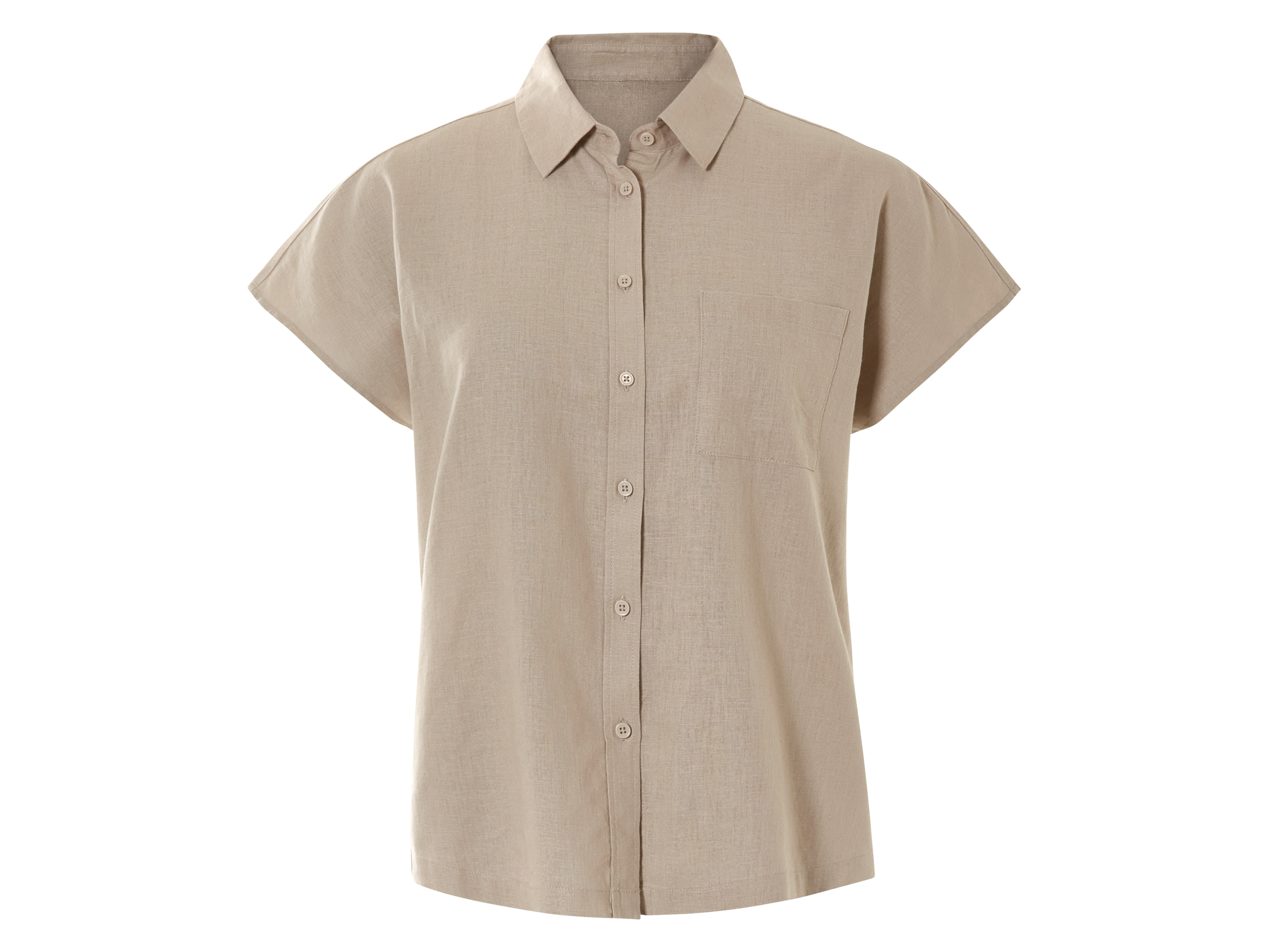 esmara® Damen Bluse (Taupe, 44)““ | olive, taupe: kurz Material: Leinen, 45 % Baumwolle Pflegehinweis: waschen bei max. 40 °C nicht bleichen nicht im Wäschetrockner trocknen bügeln bis 150 °C Stufe 2. Dampfbügeleisen kann verwendet werden nicht trockenreinigen Größe: 34 – 46 Meine Lidl-Größe – so einfach gehts Deine Größe findest du in der Lidl-Größentabelle . Oeko-Tex® Standard 100 Geprüft auf Schadstoffe Zertifizierungsnummer: 2015Ok0057 Aitex Standard 100 by Oeko-Tex® ist die weltweit bekannteste, unabhängige Zertifizierung schadstoffgeprüfter Textil- und Lederprodukte aller Art – vom Garn und den Stoffen bis hin zum gebrauchsfertigen Artikel. Das Label bestätigt