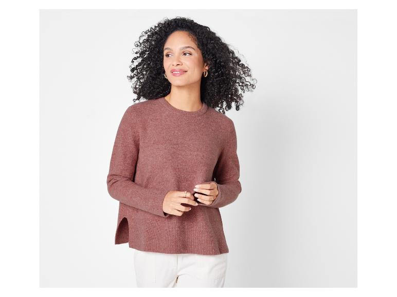 Damen Pullover, mit Wollanteil