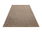 Beige Teppich mit Textur, modernes Design.