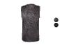 Herren-Tanktop mit geometrischem Muster in Dunkelgrau und Schwarz.
