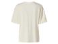 Rückenansicht eines schlichten weißen Kurzarm-T-Shirts.