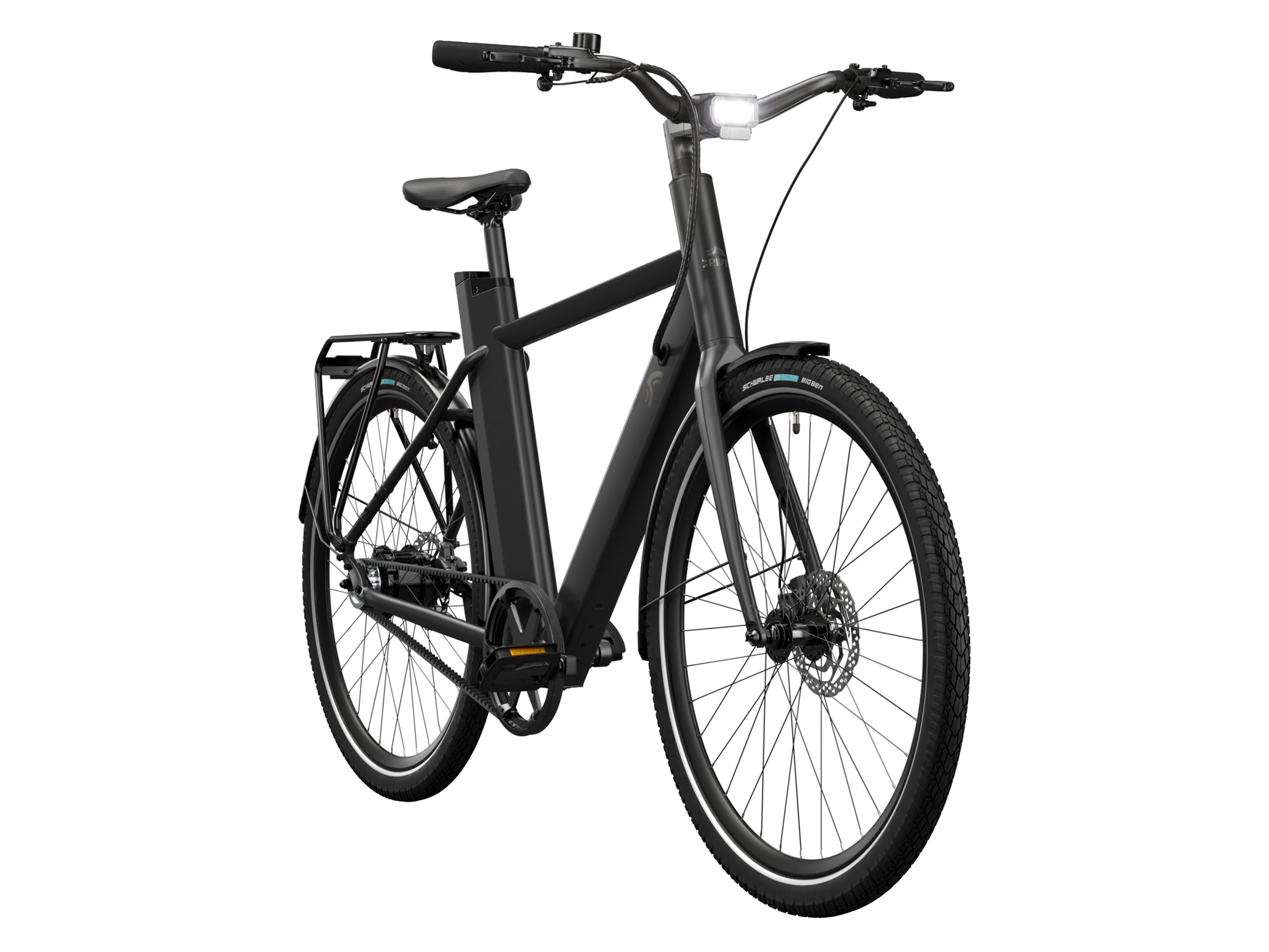 CRIVIT Urban E-Bike X.3 Belt Drive (All Black)““ | 27,5 Breite: 250 mm, mit Re, Autoventil und Schraderventil-Adapter, Shimano-V wie z. B. Flaschen und Taschen Optimal für eine Körpergröße von: 170 – 195 cm Größe: Radgröße: 27