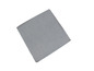 Ein quadratisches graues Stoffstück