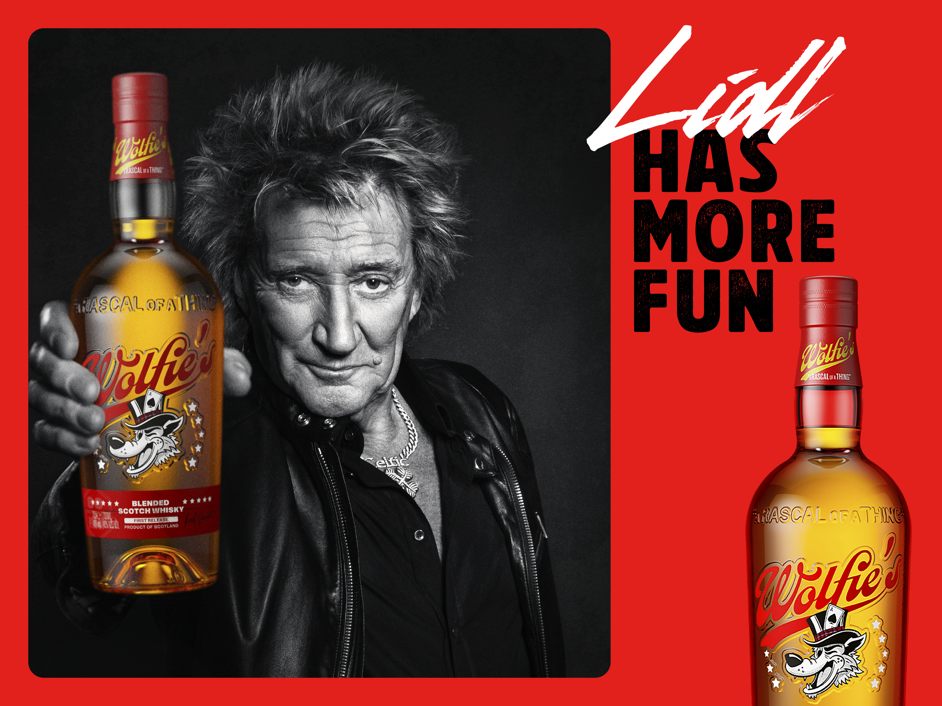 Thumbnail - Wolfie's Rock 'n Roll Blended Scotch Whisky 40% Vol