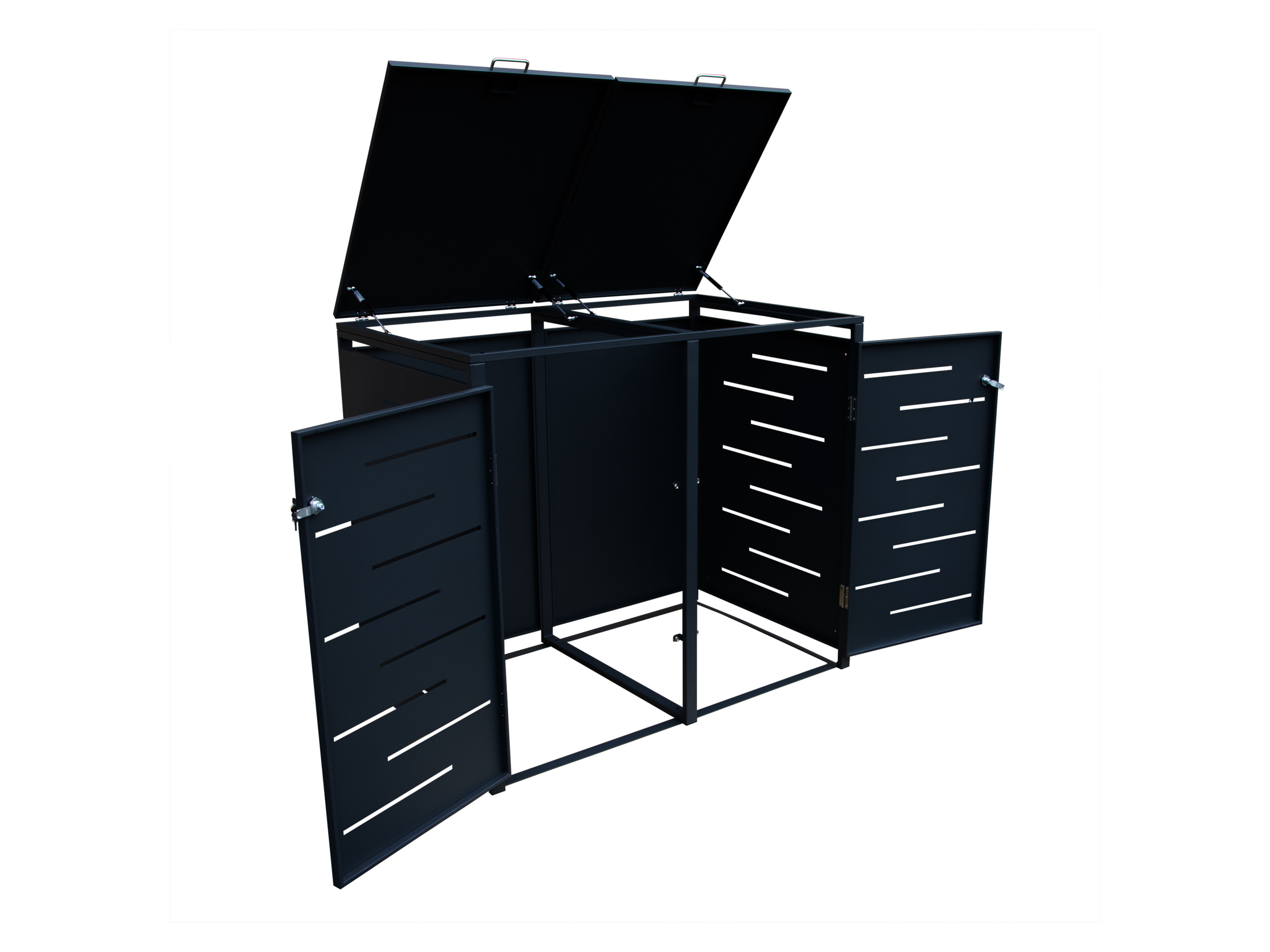 Thumbnail - elephant® Mülltonnebox »BIG«, für 2 Mülltonnen bis 240l