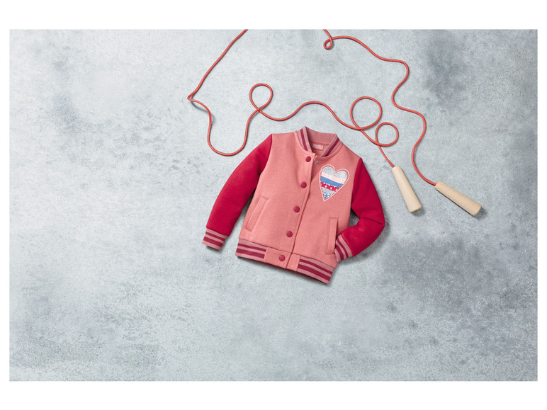 Gehe zu Vollbildansicht: lupilu® Kleinkinder Mädchen Collegejacke mit Baumwolle - Bild 13