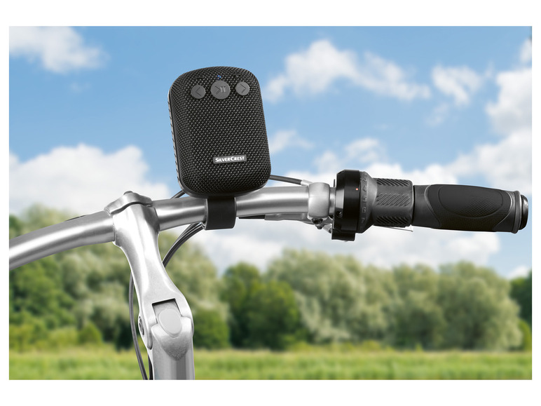 Gehe zu Vollbildansicht: SILVERCREST® Bluetooth®-Fahrrad-Lautsprecher, wasserdicht - Bild 2