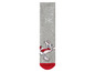 Graue Socken mit einem winterlichen Daffy Duck-Motiv