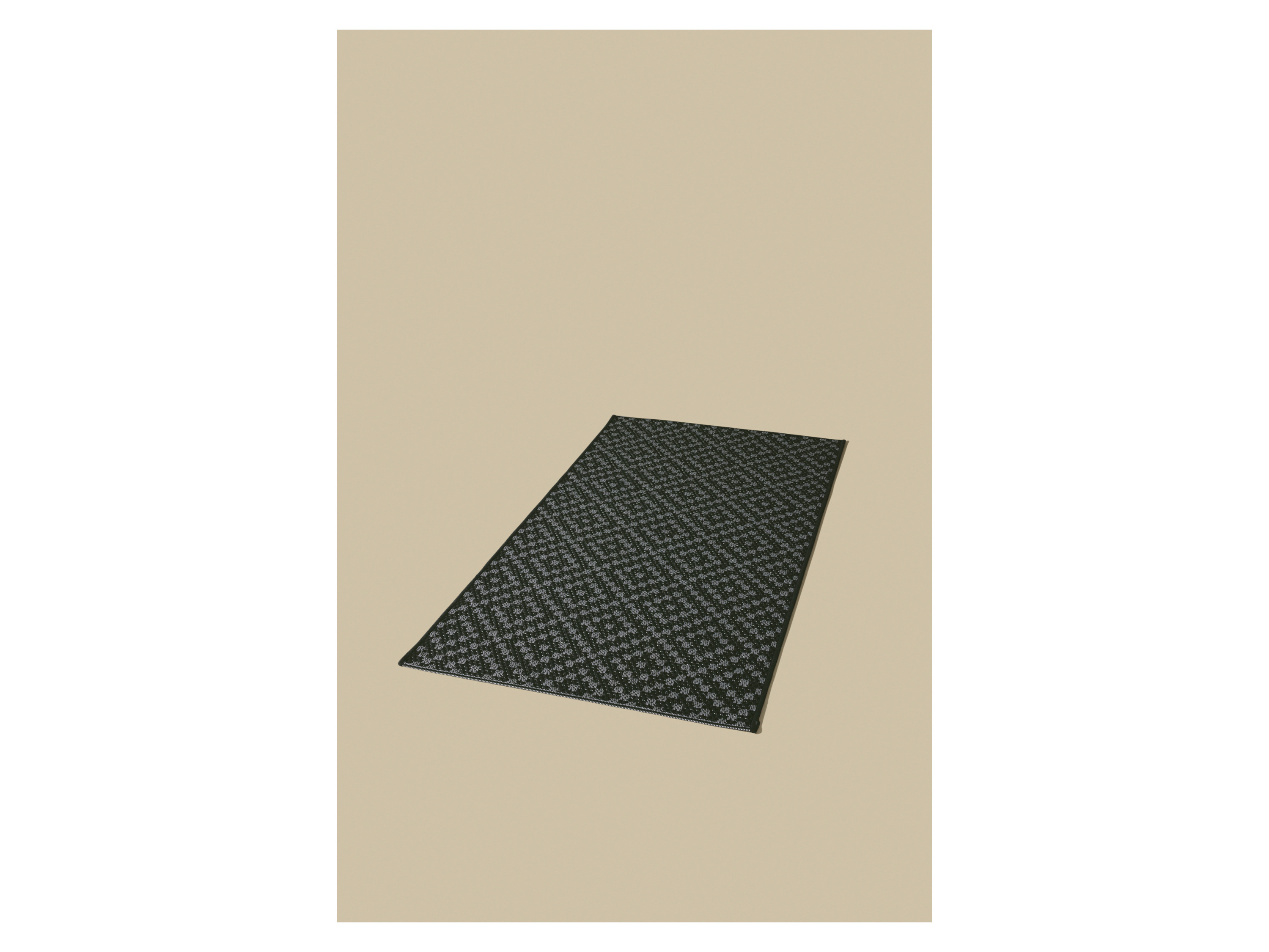Thumbnail - LIVARNO® Teppich flachgewebt In/ Outdoor, 80 x 150 cm (Schwarz)