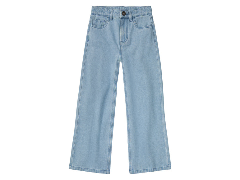 Gehe zu Vollbildansicht: pepperts Kinder Mädchen Jeans, weites Bein, 5-Pocket-Style - Bild 4