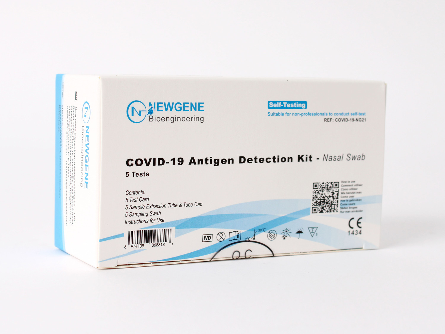 Detection newgene antigen kit covid-19 bioengineering (Ready Stock)