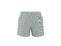 Gestreifte Herren-Shorts mit elastischem Bund und Gesäßtasche.