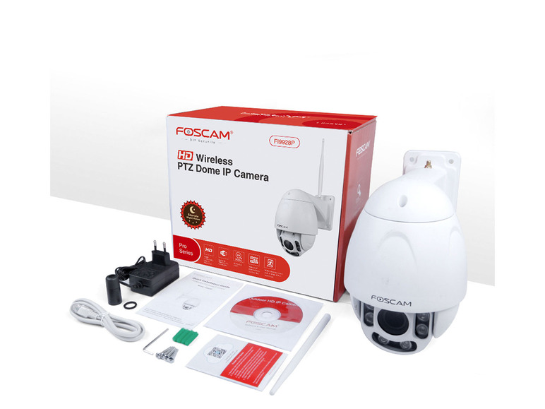 Gehe zu Vollbildansicht: Foscam FI9928P 2MP FULL HD WLAN PTZ Dome Überwachungskamera mit 4-fach optischem Zoom - Bild 9
