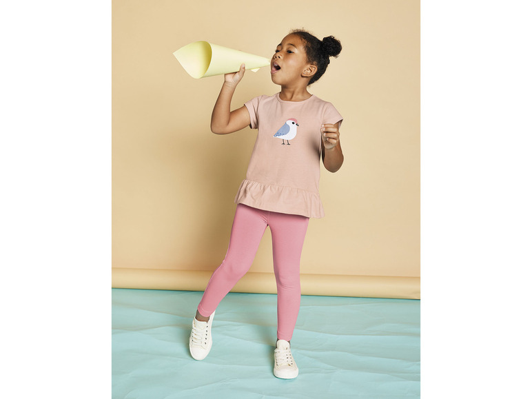 Gehe zu Vollbildansicht: lupilu® Kleinkinder Mädchen T-Shirts, 2 Stück, reine Baumwolle - Bild 10