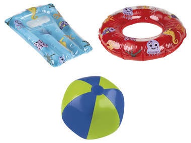 Playtive Kinder Luftmatratze / Schwimmring / Strandball