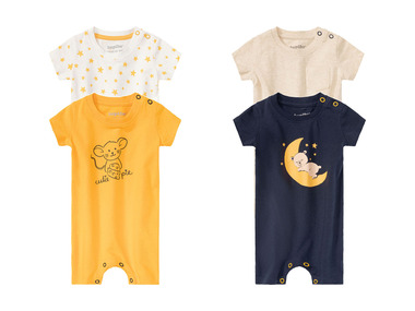 lupilu Baby Jungen Pyjama, 2 Stück, aus reiner Bio-Baumwolle