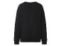 Schwarzes Langarm-Sweatshirt, Rückansicht