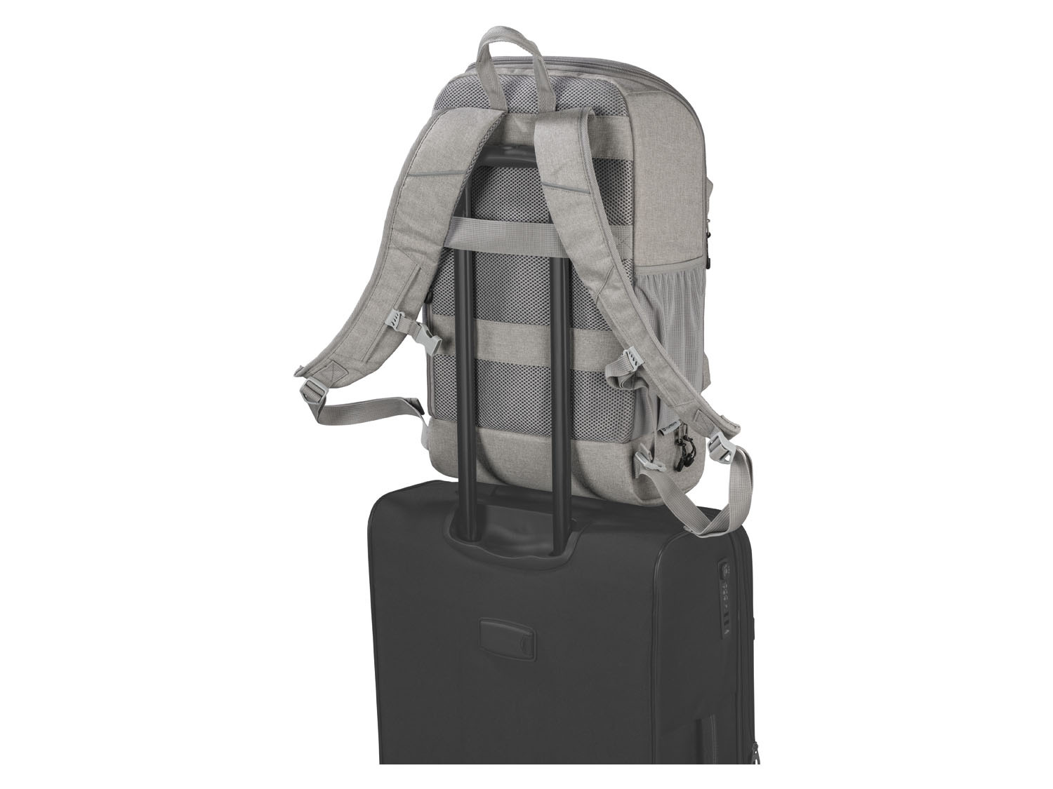 TOPMOVE® Business Rucksack, mit Trolley Befestigung