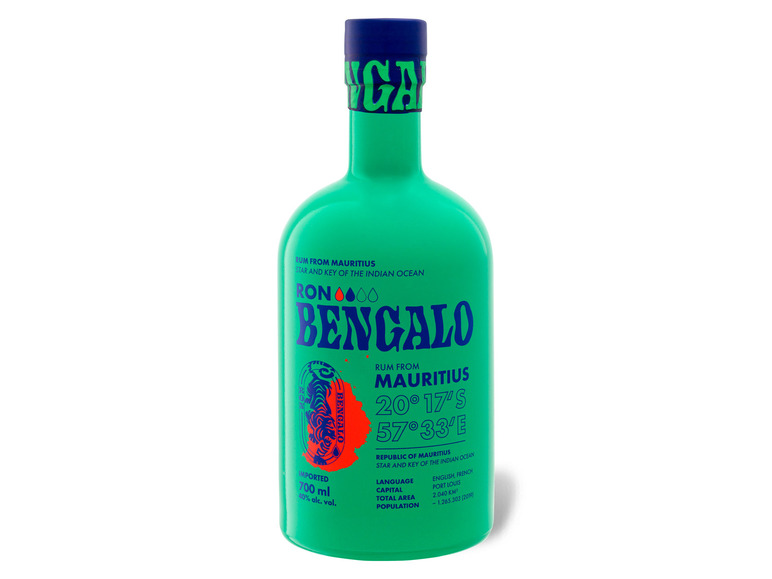 Gehe zu Vollbildansicht: Ron Bengalo Mauritius Rum 40% Vol - Bild 1
