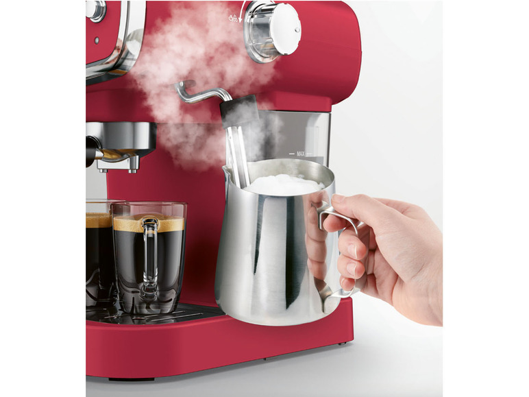 Gehe zu Vollbildansicht: SILVERCREST® Espressomaschine »SEM 1050 B1«, mit Siebträger - Bild 7