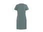 Damen T-Shirt-Kleid in Graugrün, Rückansicht