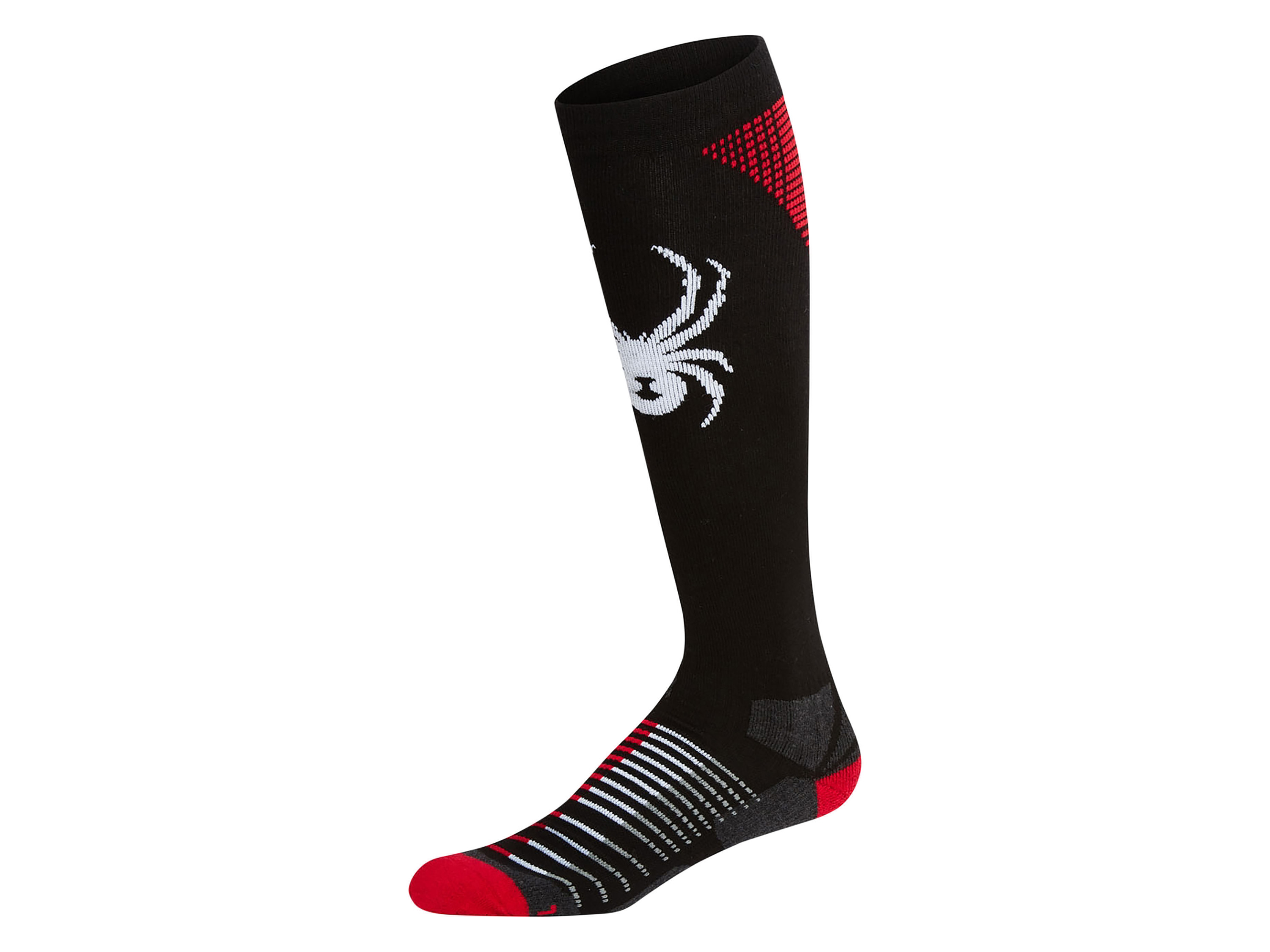 Thumbnail - SPYDER Herren Ski Socken (Schwarz/Grau, 43-46)