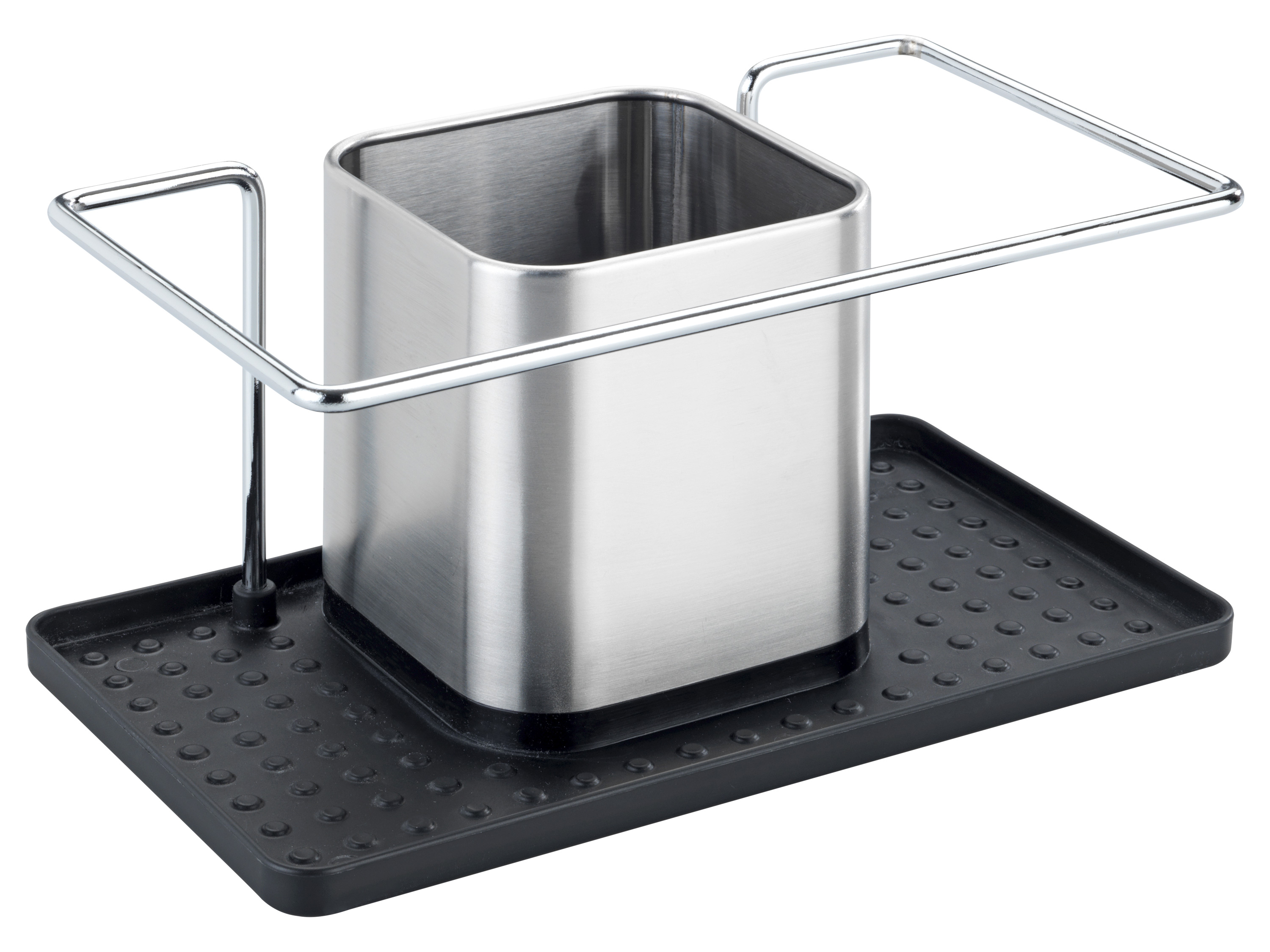 Wenko Spülbeckenorganizer (quadratisch/Edelstahl) | 04008838441916