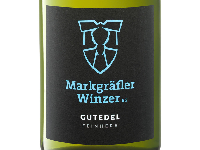 Markgräfler Winzer Gutedel QbA feinherb, Literflasche, Weißwein 2022