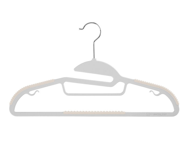 Gehe zu Vollbildansicht: LIVARNO home Spezial-Kleiderbügel, 10 Stück, mit Antirutsch-Elementen - Bild 3