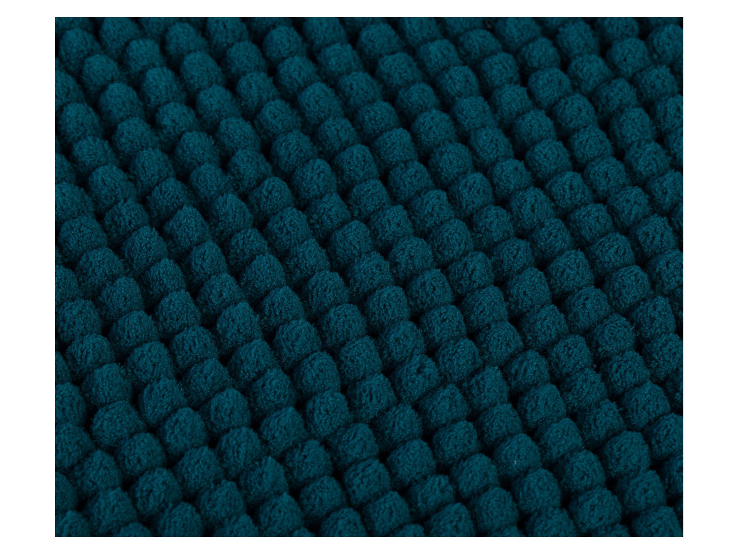 GÖZZE Badteppich Chenille 60 x 100 cm (Petrol) – Bild 2 von 4