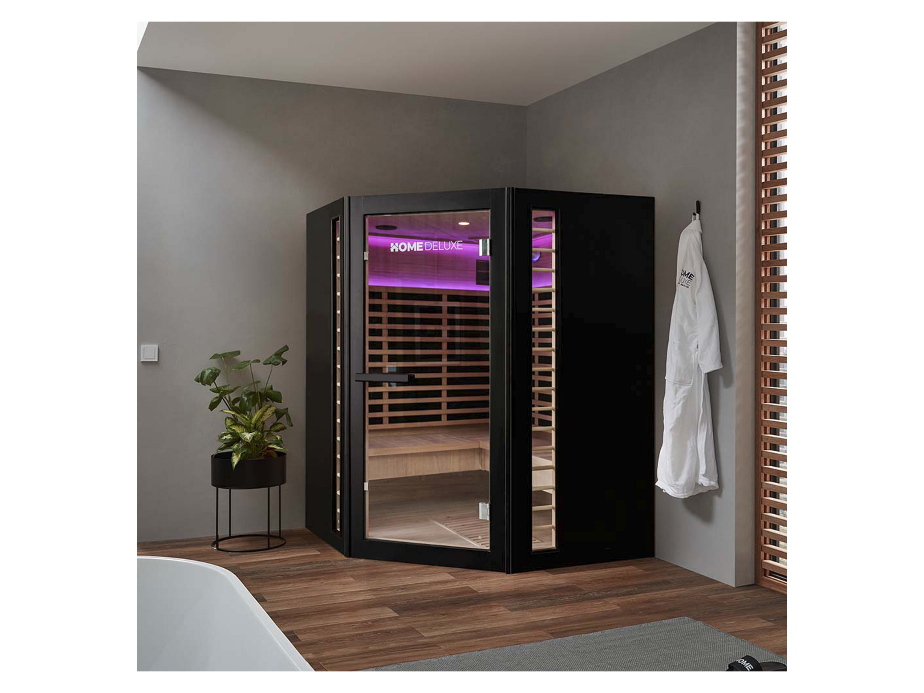 HOME DELUXE Infrarotkabine »NERO« (XXl) – Bild 2 von 4